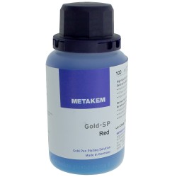 Metakem Altın Kırmızısı (Gold-SP Rouge) Kalem Kaplama Suyu – 100 ml / 2 g Saf Altın - Metakem