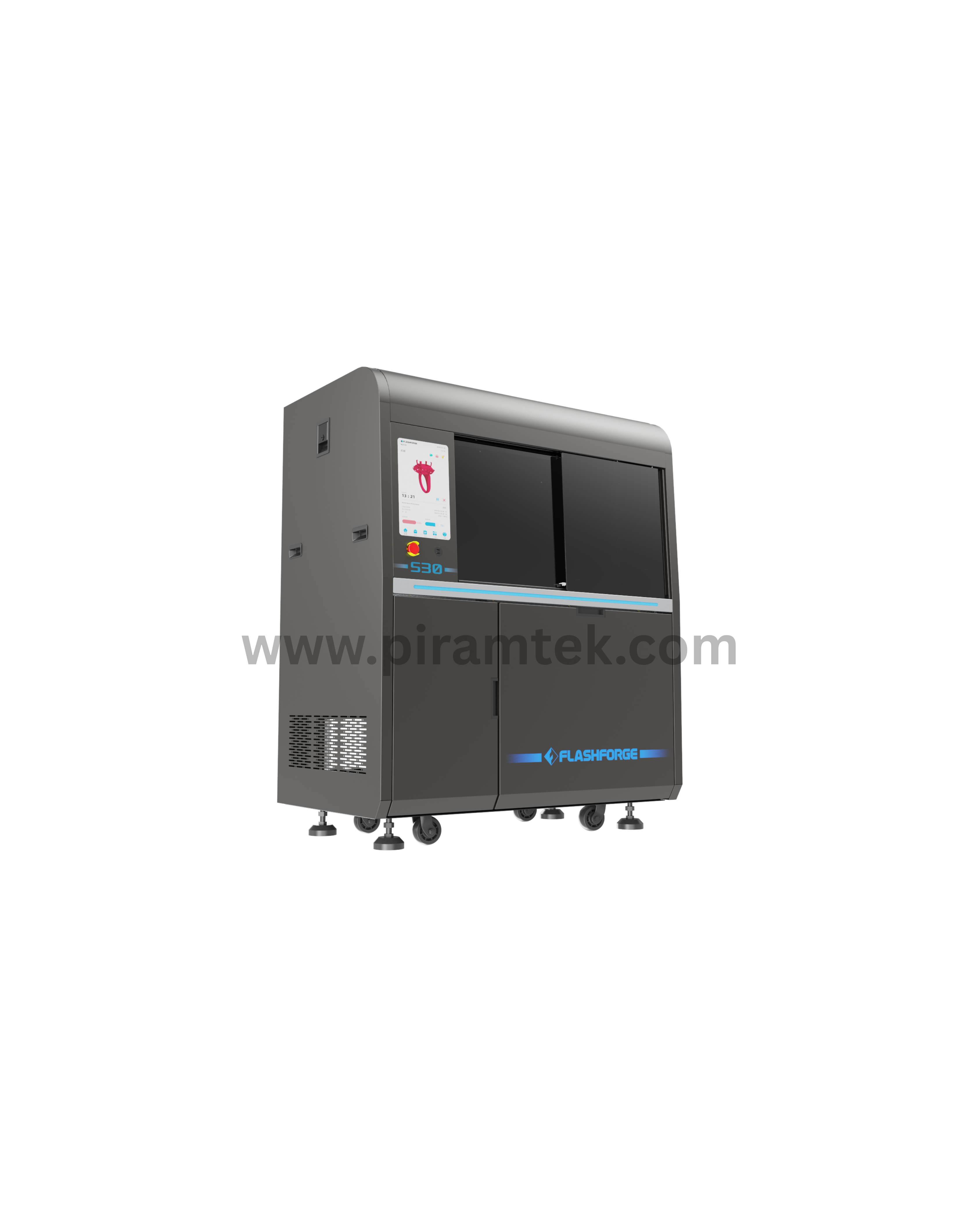 Flashforge 3D Printer WaxJet 530 – Triple Printhead Professional Wax-Based Jewelry Production Machine - 1