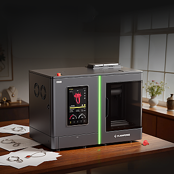 Flashforge WJ51C Desktop Wax 3D Printer for Jewelry Manufacturing - 2