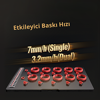 Flashforge WJ51C Masaüstü Wax 3D Yazıcı – Yüksek Hassasiyetli Kuyumculuk Üretimi - 3