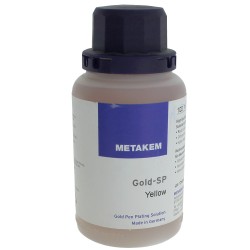 Metakem Yellow Gold Pen Plating Solution – 100 ml / 2 g Fine Gold - Metakem