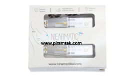 Niearmatic Gold Crystal Kulak Delme Küpesi Large 5 mm - Nina Medikal