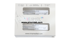 Niearmatic White Birthstone Crystal Kulak Delme Küpesi Mini 3mm - Nina Medikal