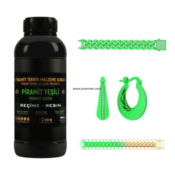 Piramit Green Resin | High-Quality Jewelry Casting Resin - 2