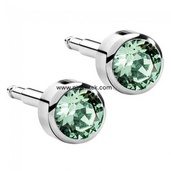 White Peridot Kulak Delme Küpesi - Nina Medikal