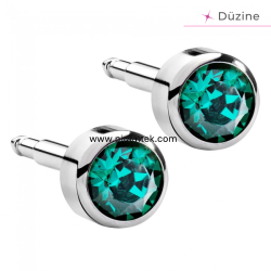 White Emerald Kulak Delme Küpesi - Nina Medikal