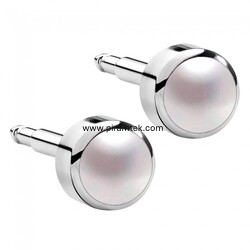 White Pearl Kulak Delme Küpesi - Nina Medikal