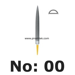 LPV1560 6" HSS Geniş Balık Sırtı Eğe - No: 00 - Vallorbe