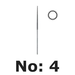 RA2510 14 cm Yuvarlak Mum Eğesi - No: 4 - Vallorbe