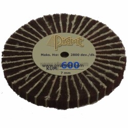 Zımparalı Kahverengi Fırça 7 mm - 600 kum - Piramit