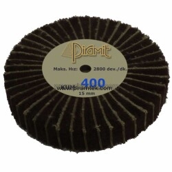 Zımparalı Kahverengi Fırça 15 mm - 400 kum - Piramit