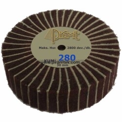 Zımparalı Kahverengi Fırça 30 mm - 280 kum - Piramit