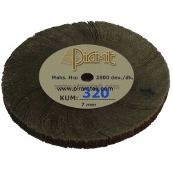 Yelpaze Fırça 7 mm - 320 kum - Piramit