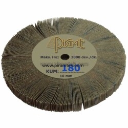 Yelpaze Fırça 10 mm - 180 kum - Piramit