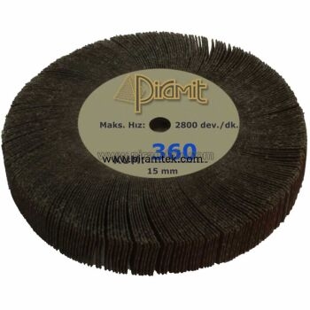 Yelpaze Fırça 15 mm - 360 kum - 1