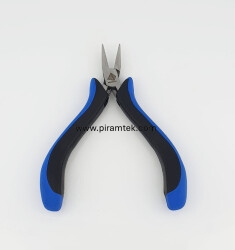 YAYLI YARIM YUVARLAK 130 MM DİŞLİ İZOLE PENSE - Piramit